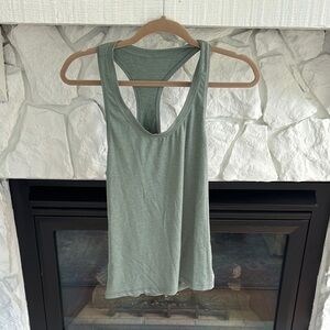 Vuori Sage Green Racerback Tank Top